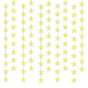 Гирлянда "Звезды" бумажные 7 см 4 м, Желтый