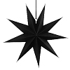 Звезда 60 см девятиконечная, черный