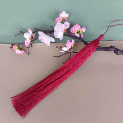 Кисточка из ниток 30 см, светло-бордовый