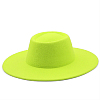 Шляпа Гаучо фетровая, лайм