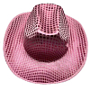 Шляпа ковбойская с блестками, розовый
